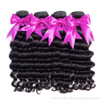 Wholesale Distributors Brazilian Human Loose Deep Wave Raw Hair Bundles, Cuticle Aligned Intact Virgin Raw Human Hair Extensions